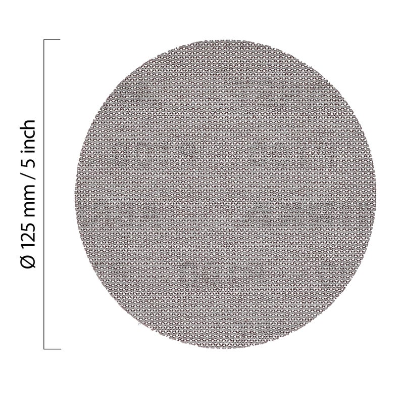 Mirka Abranet Net Disc / 5 inch/Grit 120 / Sandpaper Sanding Discs Hook and Loop / 50 pcs / 9A-232-120 - Image 2
